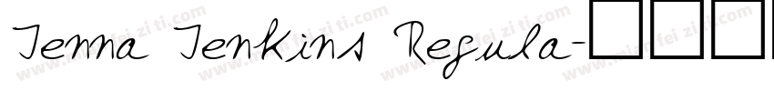 Jenna Jenkins Regula字体转换